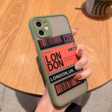 Load image into Gallery viewer, Boarding Pass Skin Precision Hole Phone Case
