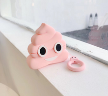 Load image into Gallery viewer, Poop Pattern Soft Silicone Protective AirPods Cover
