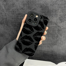 Load image into Gallery viewer, Black Lips Phone Case All Inclusive
