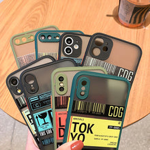 Load image into Gallery viewer, Boarding Pass Skin Precision Hole Phone Case
