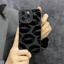 Load image into Gallery viewer, Black Lips Phone Case All Inclusive
