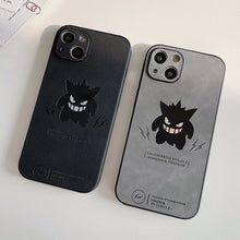 Load image into Gallery viewer, Gengar Leather Phone Case For iPhone 15 14 13 12 11 Pro Max Anti-drop Back Cover
