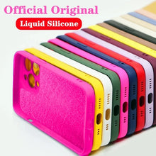 Load image into Gallery viewer, Soft Luxury Square Silicone Phone Case For iPhone
