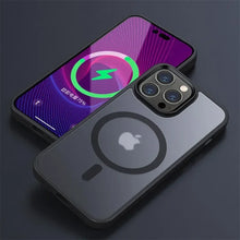 Load image into Gallery viewer, Matte Translucent Frosted Phone Case For IPhone - Magnetic Magsafe
