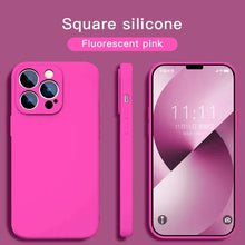 Load image into Gallery viewer, Soft Luxury Square Silicone Phone Case For iPhone
