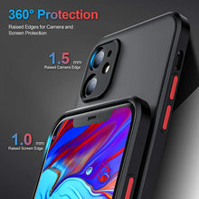 Load image into Gallery viewer, Shockproof Armor Matte Phone Case For iPhone
