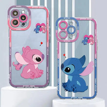 Load image into Gallery viewer, Angel Stitch Clear Phone Case For Apple
